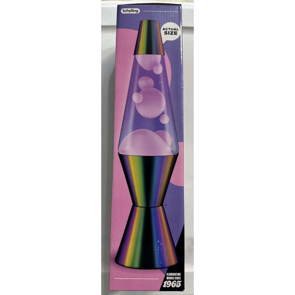 The Original "Pinky" Lava Lamp 14.5" Mood Changing Pink Lava in Blue Liquid